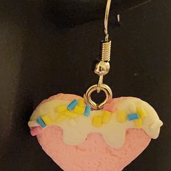 Hear Lollipop Earrings Heart Earrings NWT - Picture 6 of 6
